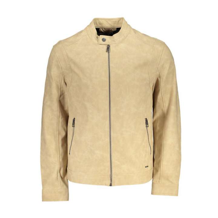 Priser på Guess Jeans Chic Beige Long Sleeve Sports Jacket