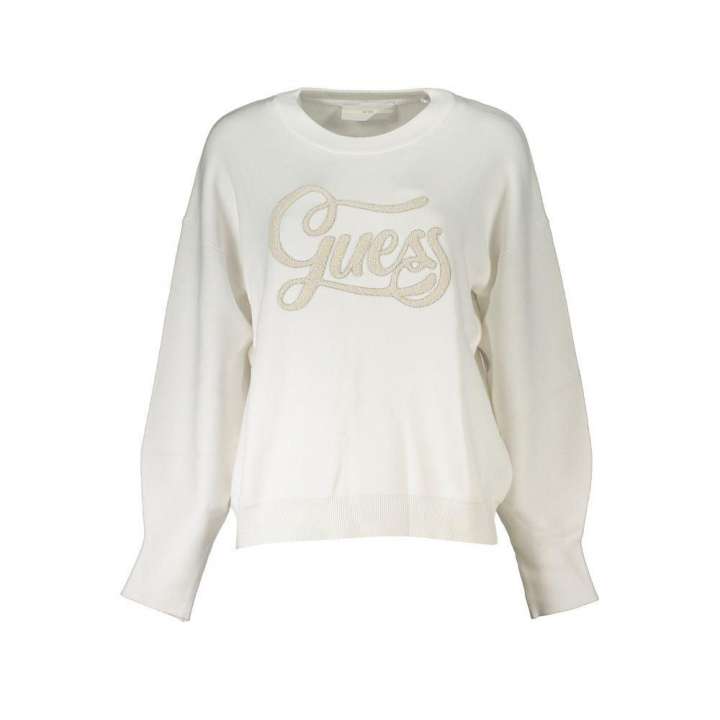 Priser på Guess Jeans Elegant Crew Neck Embroidered Sweater