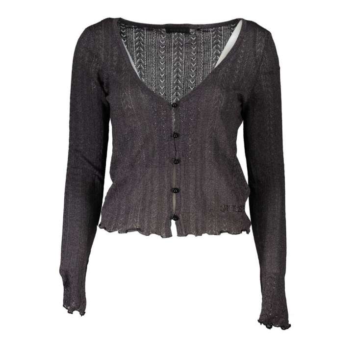 Priser på Guess Jeans Chic V-Neck Contrast Detail Cardigan