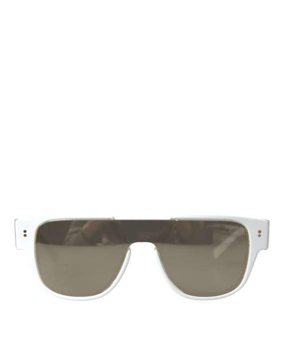 Priser på Dolce & Gabbana Chic White Acetate Designer Solbriller