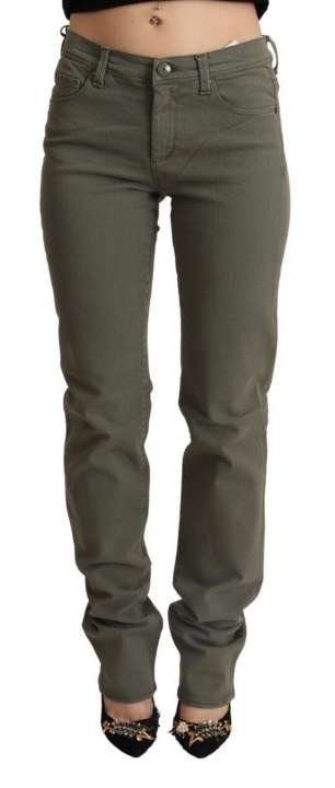 Priser på Ermanno Scervino Chic Grey Low Waist Skinny Jeans