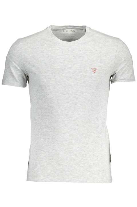 Priser på Guess Jeans Essential Gray Crew Neck Logo Tee