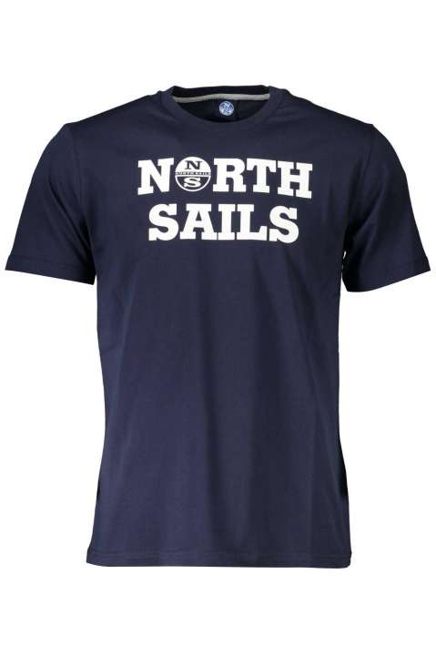 Priser på North Sails Chic Blue Cotton Tee with Classic Print