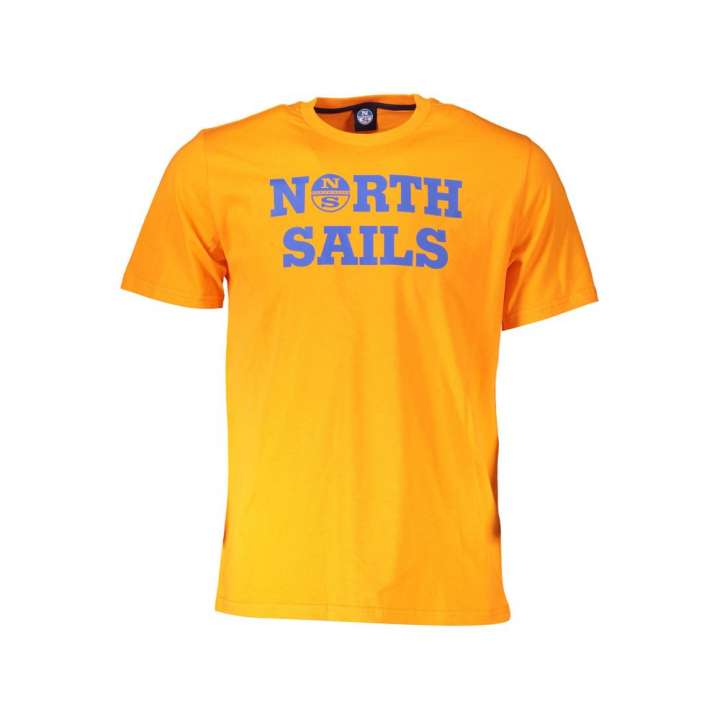 Priser på North Sails Vibrant Orange Cotton Tee with Logo Print