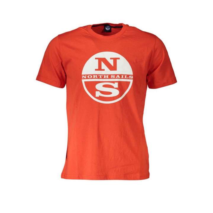 Priser på North Sails Vibrant Red Printed Cotton Tee