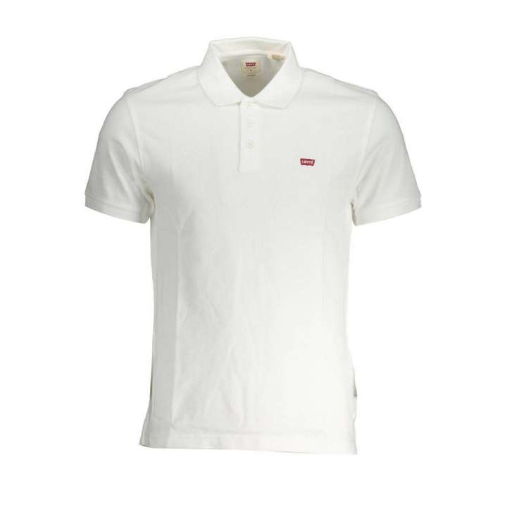 Priser på Levi's Classic White Cotton Polo Shirt