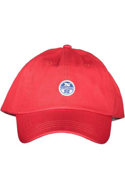 Priser på North Sails Elegant Red Cotton Cap with Logo Visor