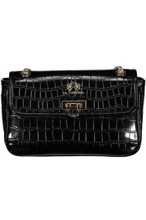 Priser på La Martina Elegant Chain Shoulder Bag with Contrasting Accents