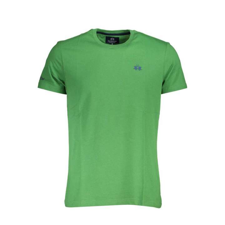 Priser på La Martina Emerald Elegance Cotton Tee with Exquisite Detailing