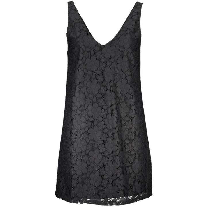 Priser på Desigual Black Viscose Dress