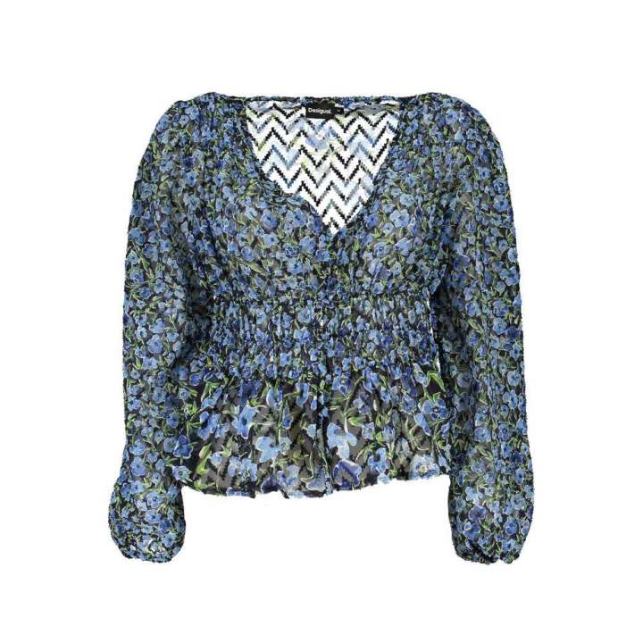 Priser på Desigual Blue Polyester Sweater