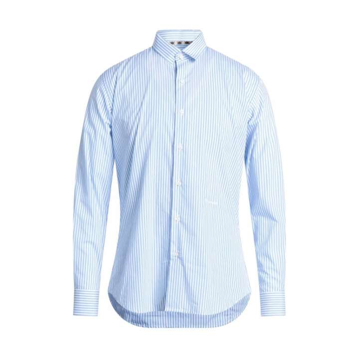 Priser på Aquascutum Classic Striped Cotton Shirt in Light Blue