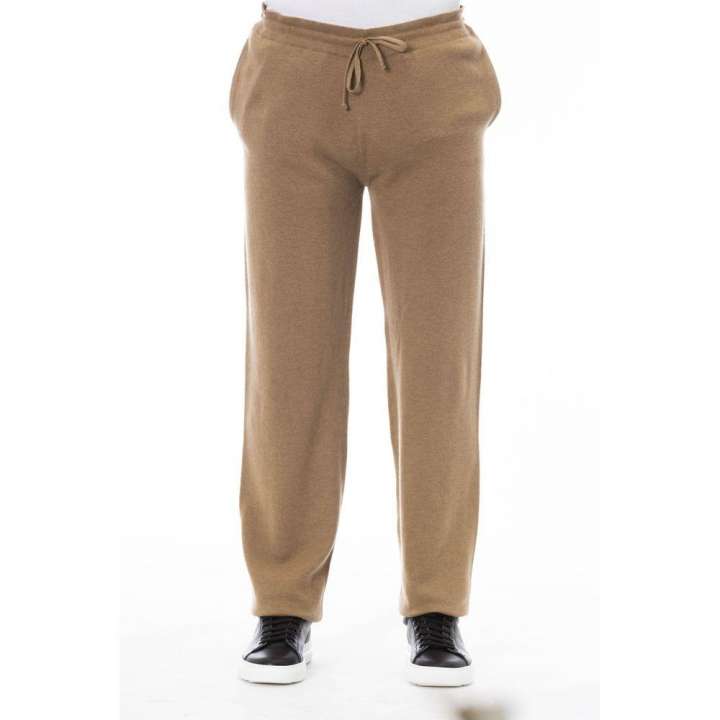 Priser på Alpha Studio Elegant Beige Drawstring Trousers