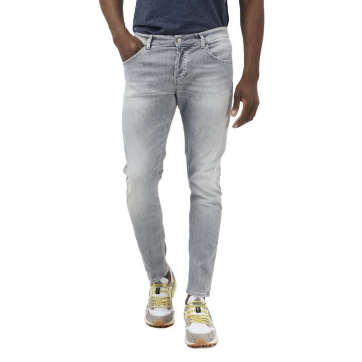 Priser på Dondup Elegant Grey Stretch Icon Jeans