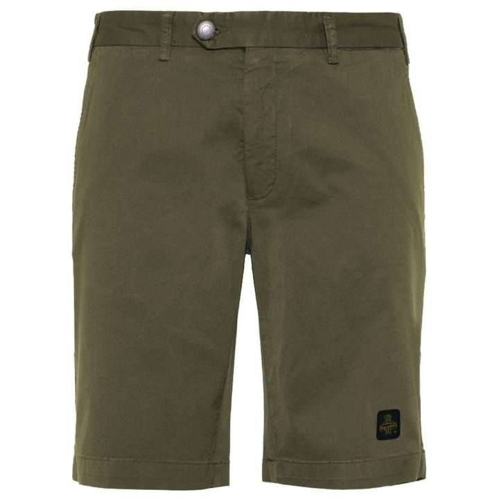 Priser på Refrigiwear Elegant Beige Bermuda Shorts with Logo Patch