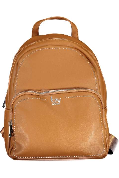 Priser på BYBLOS Elegant Brown Backpack with Contrasting Details