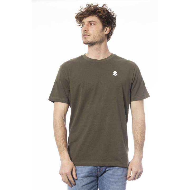 Priser på Invicta Elegant Green Crew Neck Cotton Tee