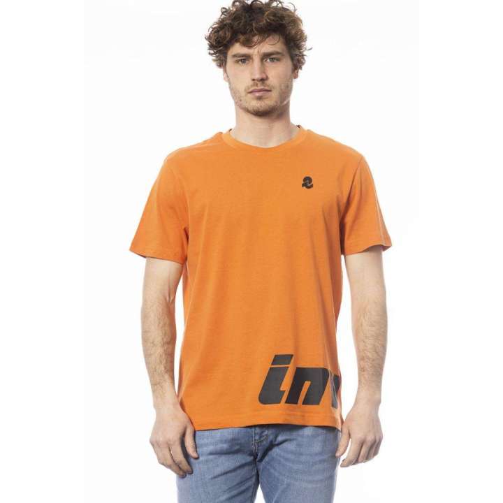 Priser på Invicta Vibrant Orange Crew Neck Logo Tee