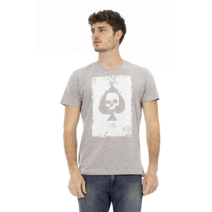 Priser på Trussardi Action Elevate Casual Chic with Sleek Gray Tee