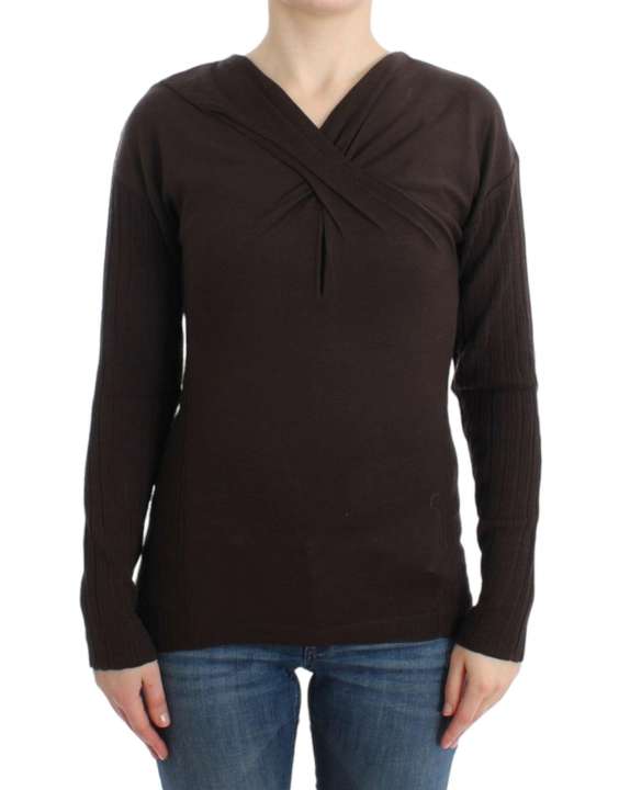 Priser på Cavalli Chic Keyhole Virgin Wool Sweater