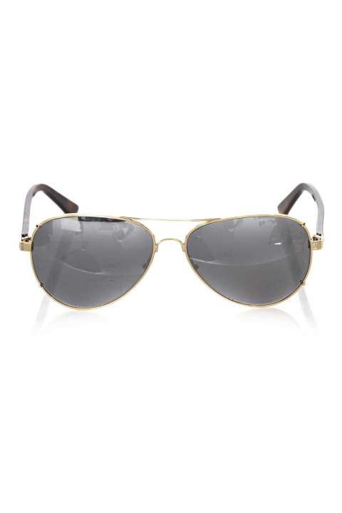 Priser på Frankie Morello Aviator Elegance Solbriller in Gold