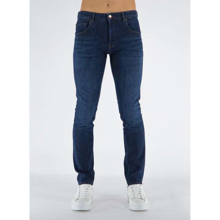 Priser på Don The Fuller Elegant Dark Blue Cotton Stretch Jeans