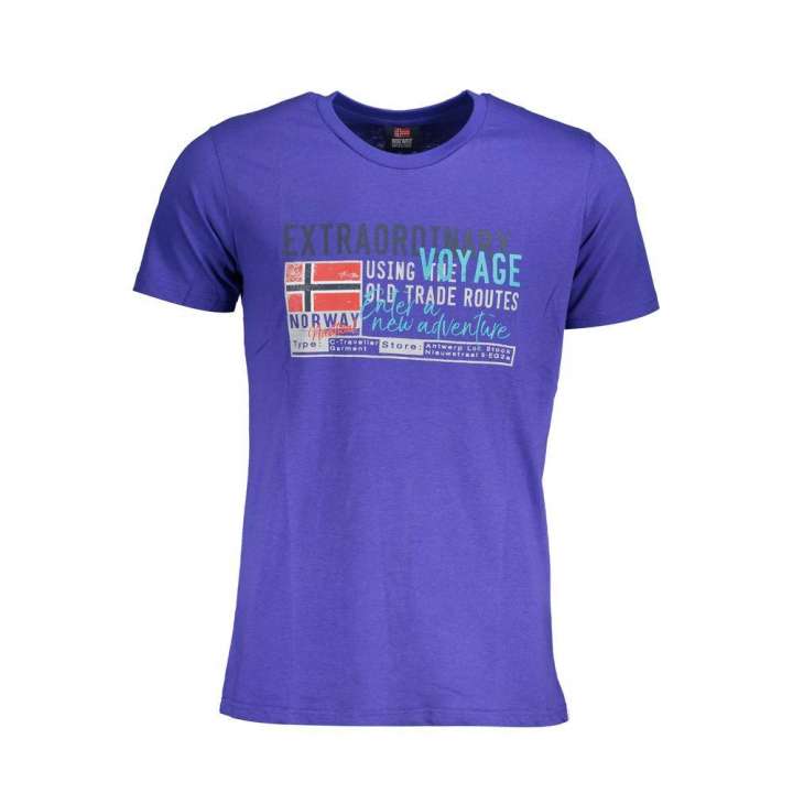 Priser på Norway 1963 Blue Cotton T-Shirt