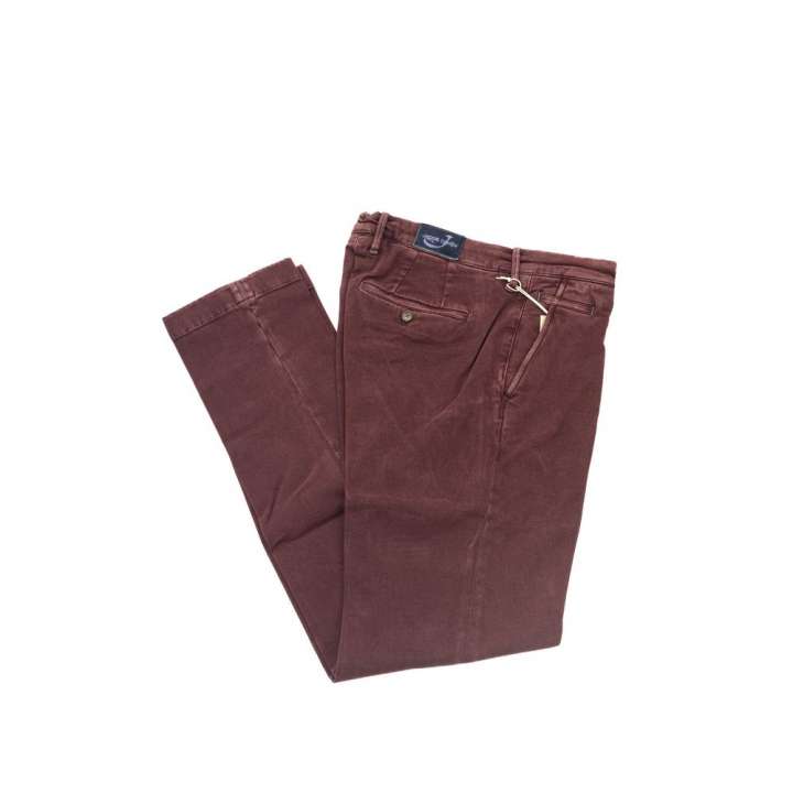 Priser på Jacob cohÃ«n Elegant Burgundy Chino Model Trousers