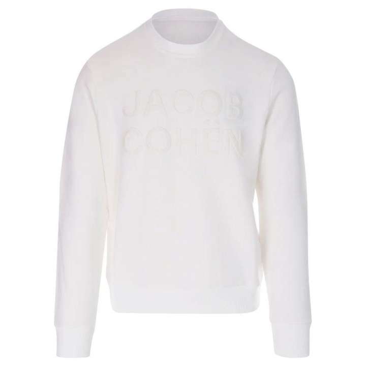 Priser på Jacob cohÃ«n Elegant White Cotton Blend Sweatshirt