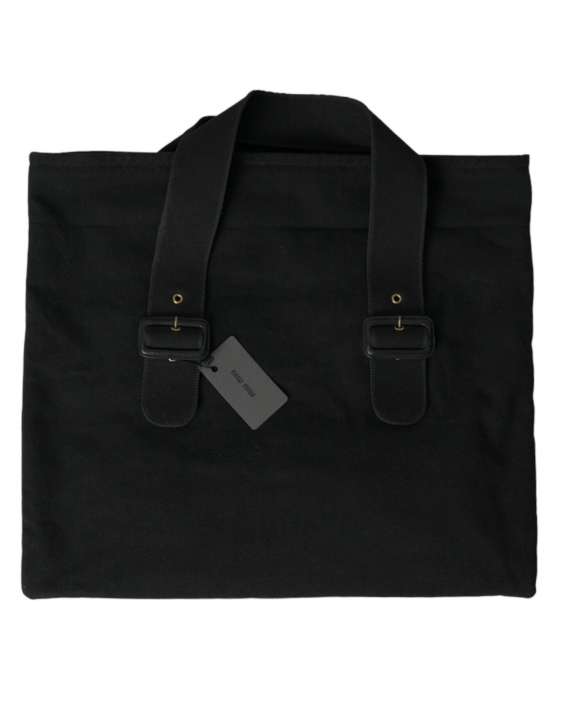 Priser på Miu Miu Chic Black Denim Tote for Everyday Elegance