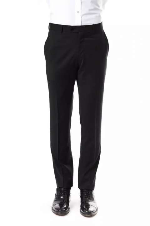 Priser på Uominitaliani Elegant Gray Woolen Suit Pants