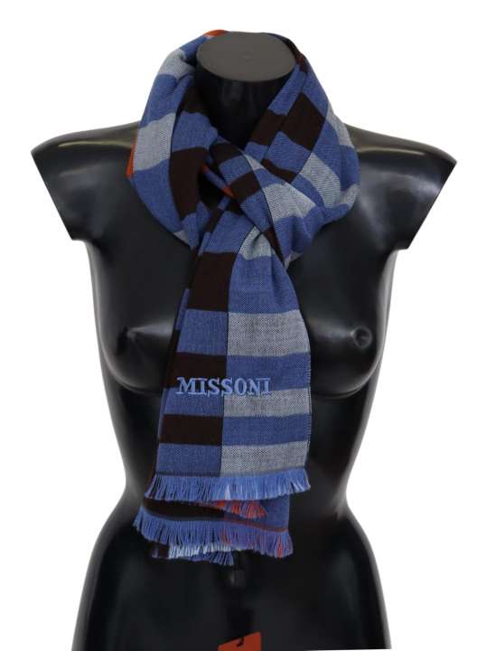 Priser på Missoni Chic Multicolor Wool Scarf Unisex Accessory