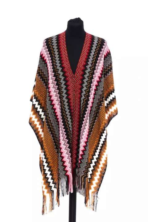 Priser på Missoni Elegant Geometric Fringed Poncho