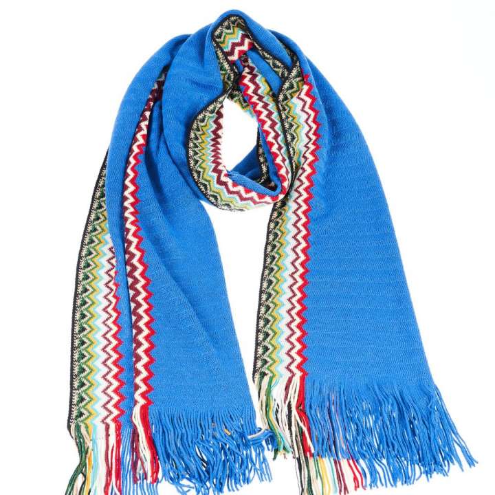 Priser på Missoni Elegant Fringed Geometric Fantasy Scarf