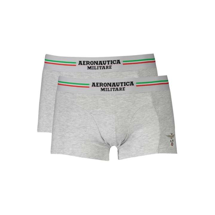 Priser på Aeronautica Militare Gray Cotton Underwear