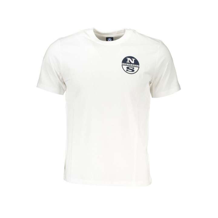 Priser på North Sails White Cotton T-Shirt