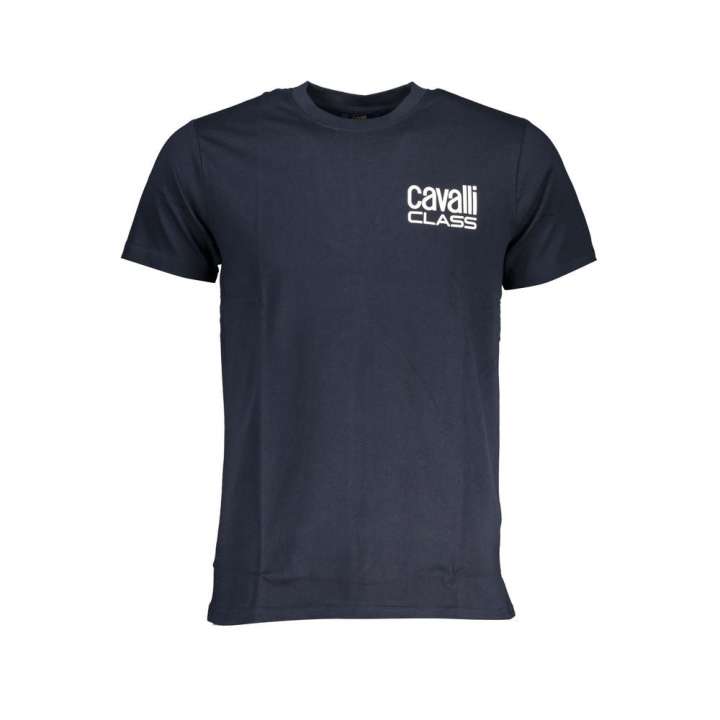 Priser på Cavalli Class Blue Cotton T-Shirt