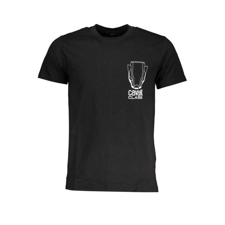 Priser på Cavalli Class Black Cotton T-Shirt