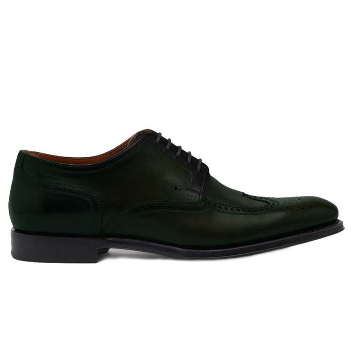 Priser på Dolce & Gabbana Green Leather Di Calfskin Formal