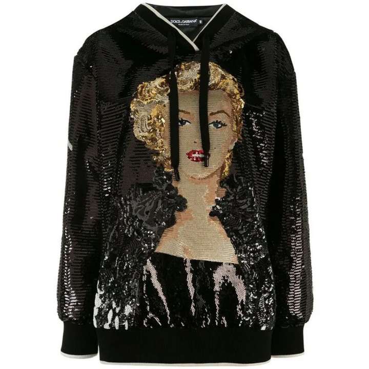 Priser på Dolce & Gabbana Black Polyester Sweater