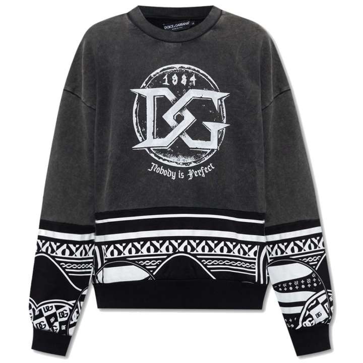 Priser på Dolce & Gabbana Black Cotton Sweater