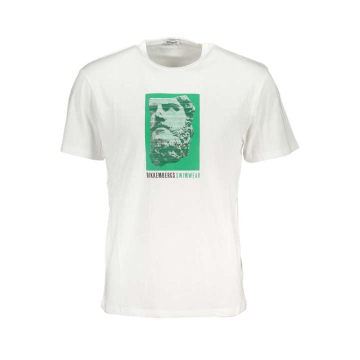 Priser på Bikkembergs White Cotton T-Shirt