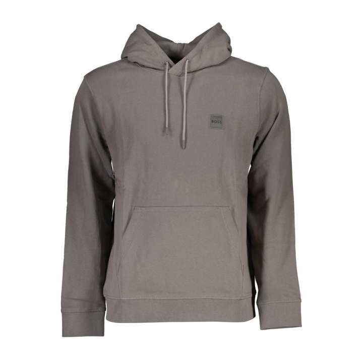 Priser på Hugo Boss Gray Cotton Sweater