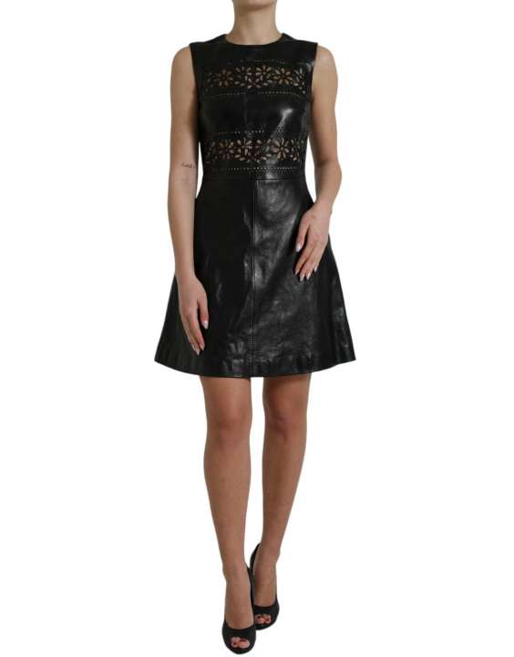 Priser på Valentino Elegant Black A-Line Mini Dress