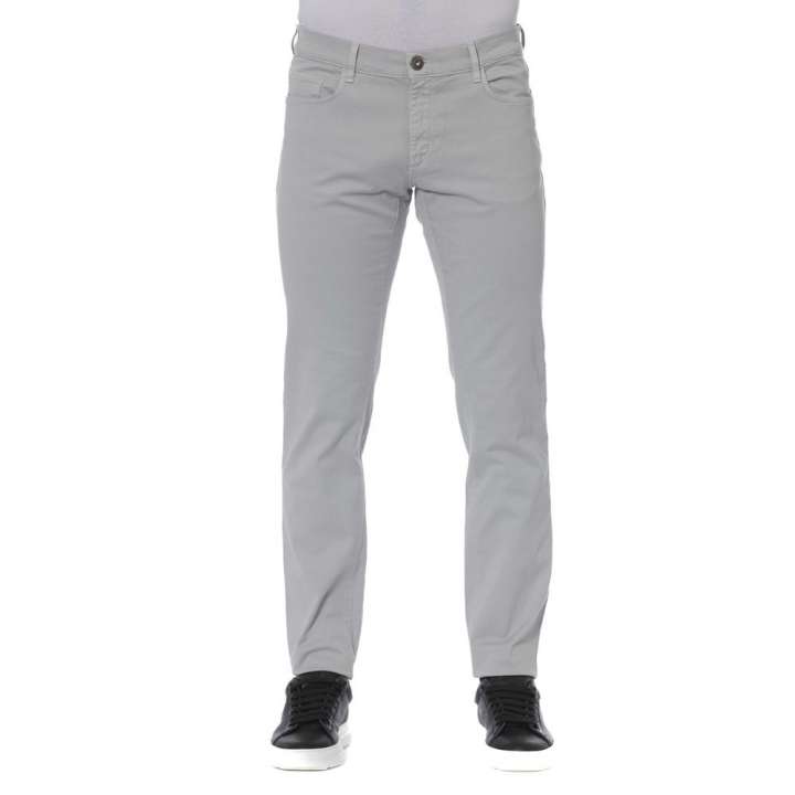 Priser på Trussardi Jeans Elegant Gray Cotton Stretch Jeans