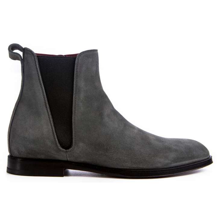 Priser på Dolce & Gabbana Gray Leather Di Calfskin Boot