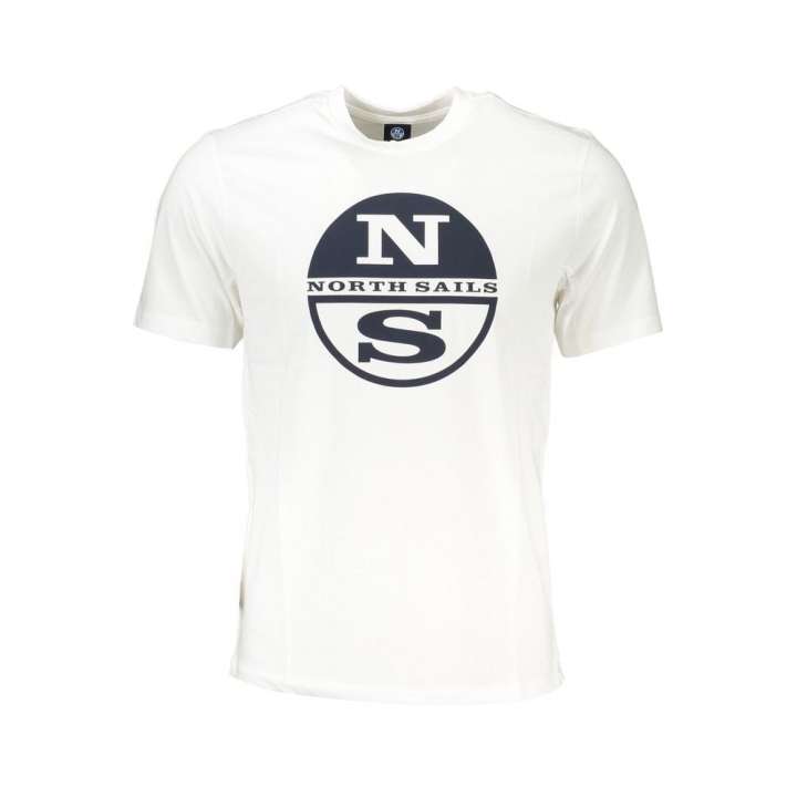 Priser på North Sails White Cotton T-Shirt