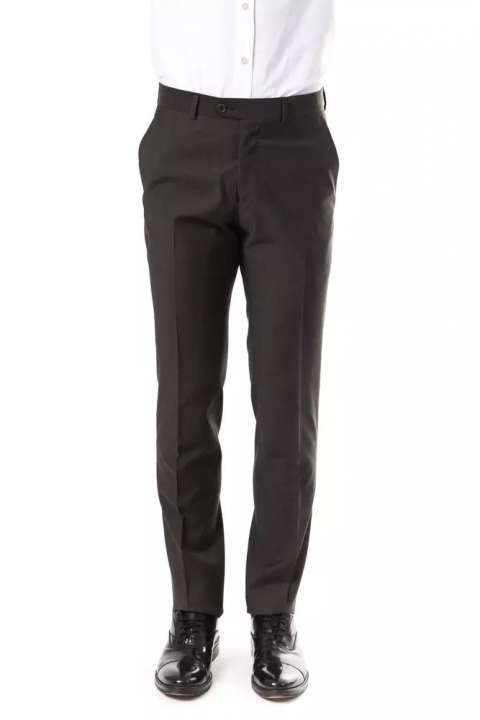 Priser på Uominitaliani Elegant Gray Woolen Suit Pants