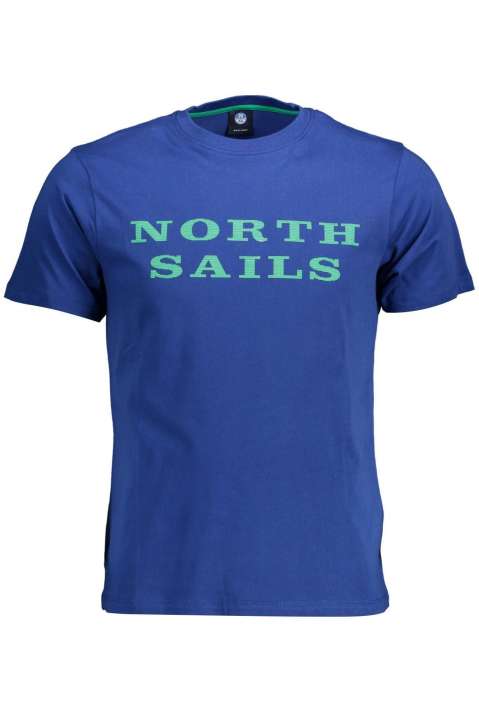 Priser på North Sails Chic Blue Print Round Neck Tee - Short Sleeves