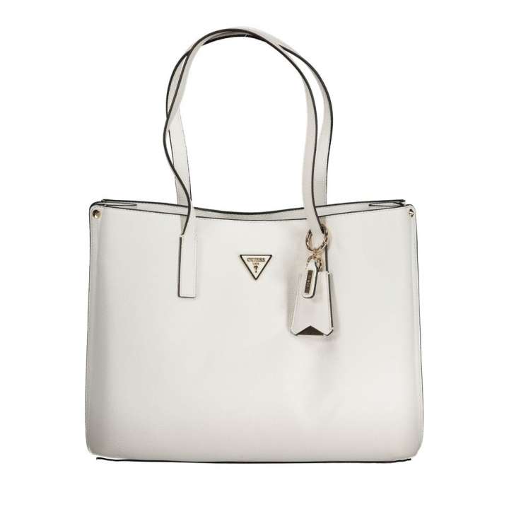 Priser på Guess Jeans White Polyethylene Handbag